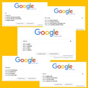 Unsinnige Google Search Anfragen Google Suchanfragen