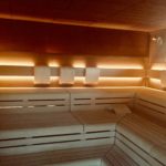 Sauna Schwitzen heiss