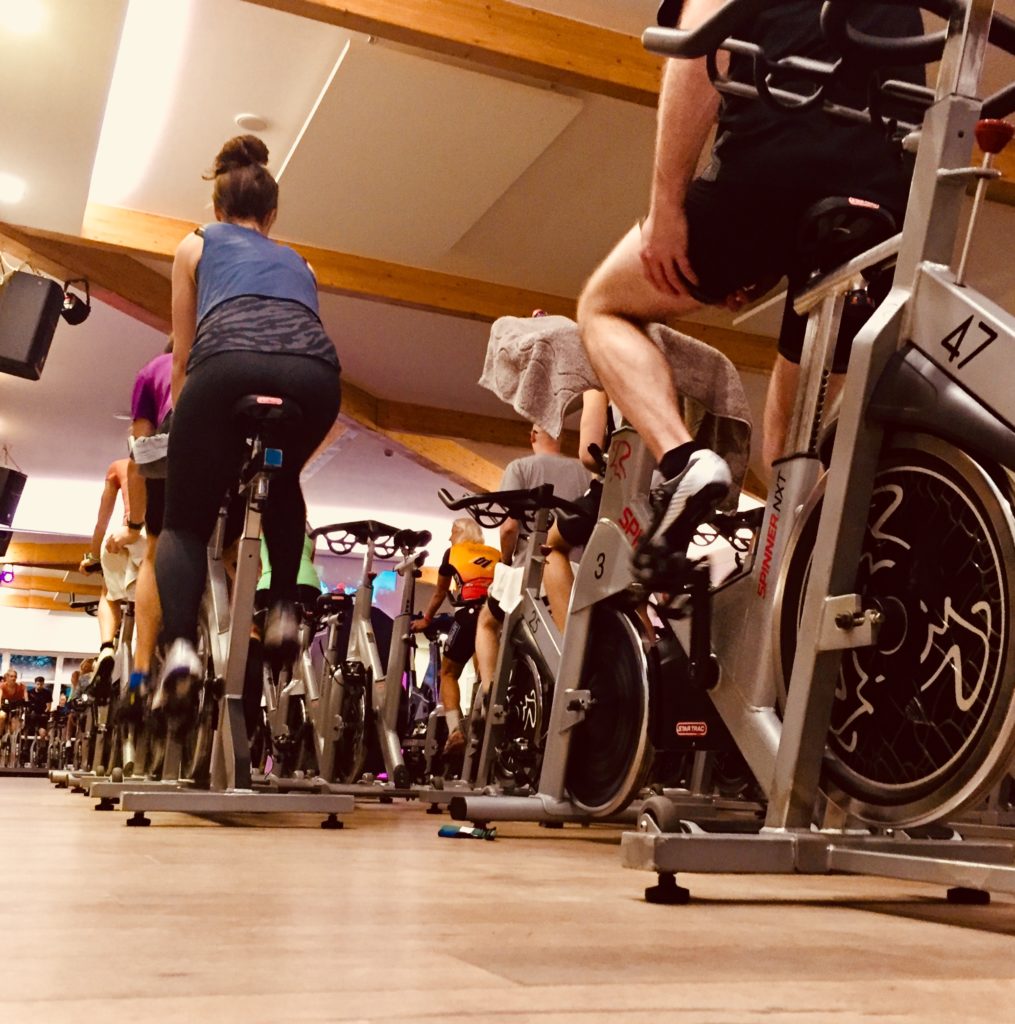 Vorsatz Sport Fitnessstudio Spinning Neujahrsvorsatz