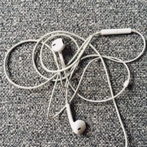 Podcast Kopfhörer Headphones weiß