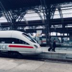 Bahn DB ICE Bahnfahrt Reisen Zug Bahnhof Leipzig