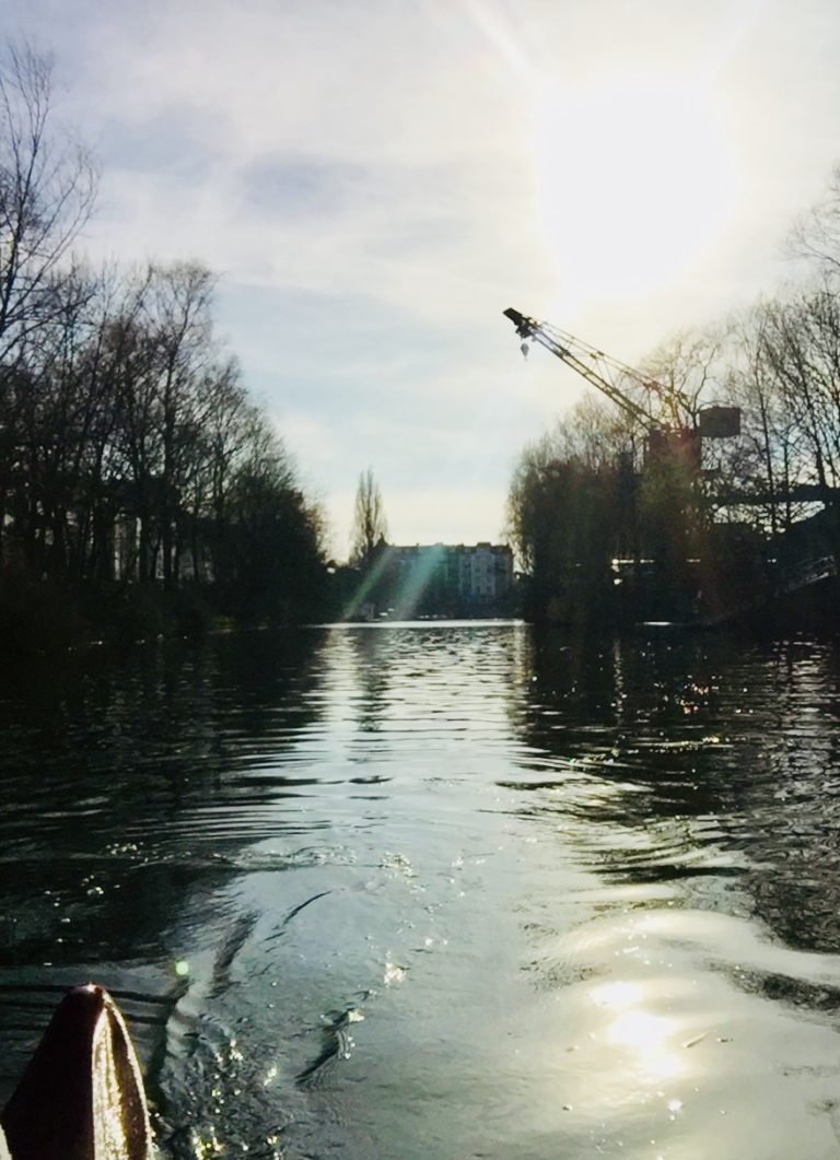 Kanu Kanufahren Alster Hamburg Boot