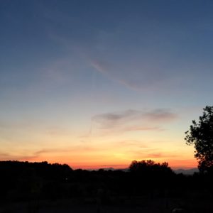 Sommernacht Sonnenuntergang Dämmerung Sommer