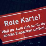 Einparken Schlecht einparken Auto Parkplatz