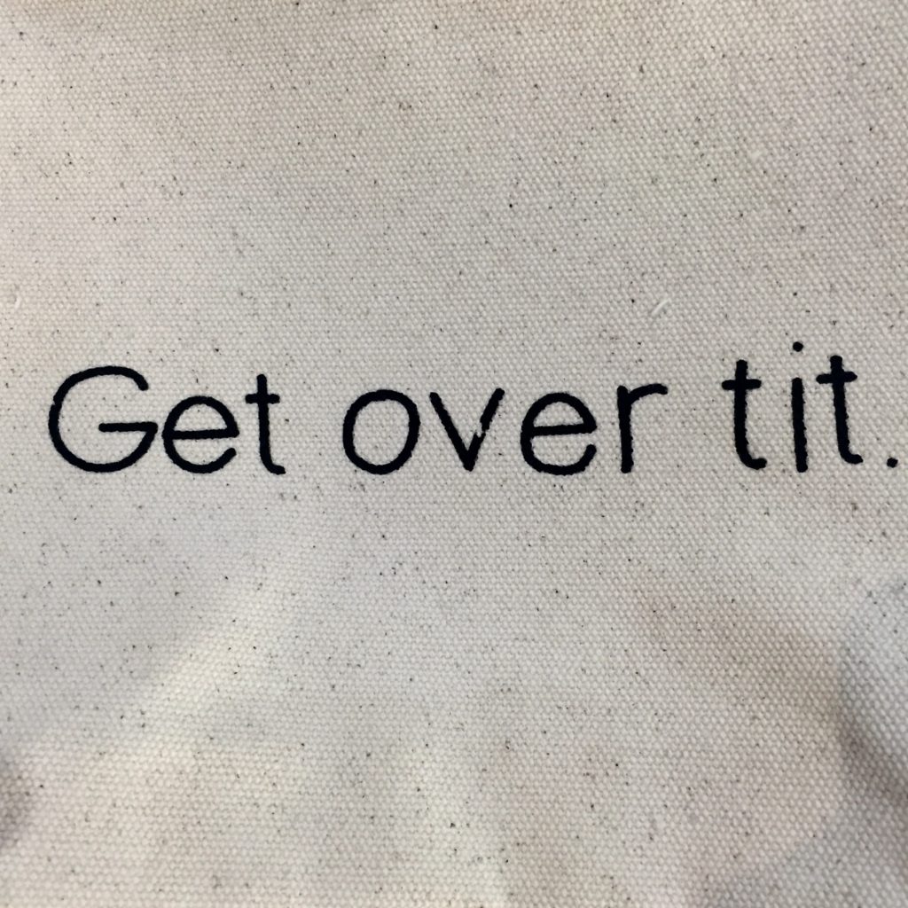 Spruch get over tit