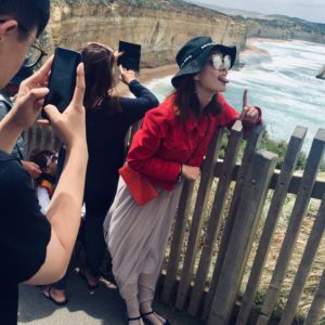 Touristen Selfies Urlauber