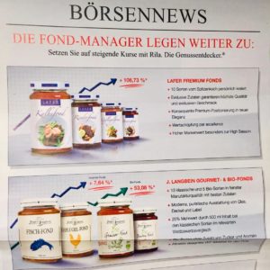 Werbung Schellenaffe Werbebotschaften Werbeblindheit abstruse Werbung