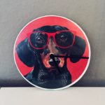 Zeit Uhr Dackel