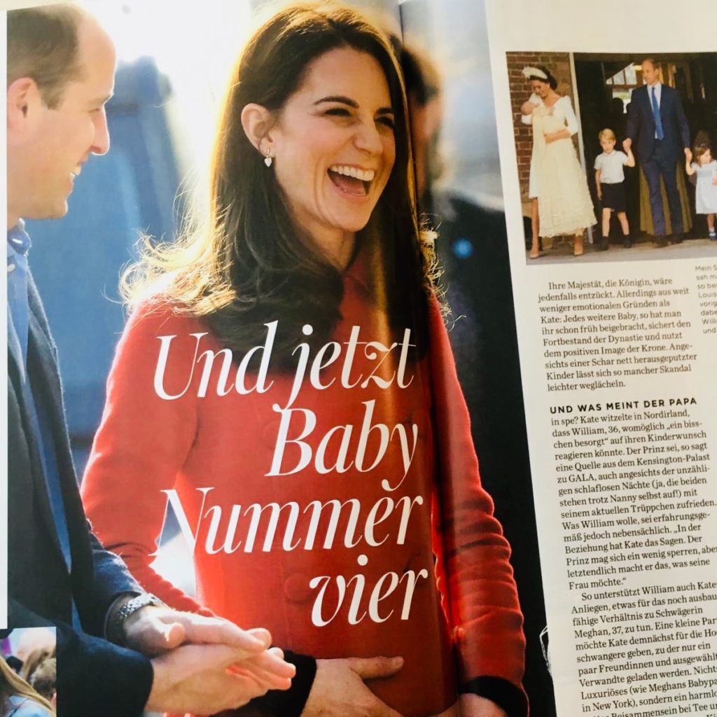 Schlagzeilen Gala Bild reißerische Schlagzeilen Headline Titel Royalbaby Kate
