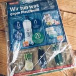 Umwelt Klimaschutz Plastik Greta Handzettel Wurfsendung Wegwerfen Umweltverschmutzung Klimawandel