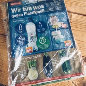 Umwelt Klimaschutz Plastik Greta Handzettel Wurfsendung Wegwerfen Umweltverschmutzung Klimawandel