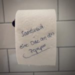 Klopapier Toilettenpapier WC Hamsterkauf Corona Popapier Ode Gesicht Poesie