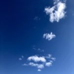 unendliches blau Himmel Wolken blauer Himmel