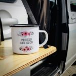 Cheftasse Chefsache Ficken Sie sich Emaillebecher Tasse Becher