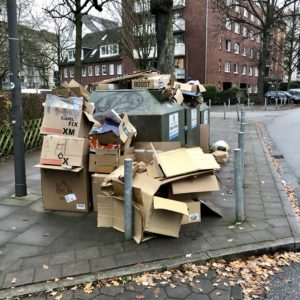 Minimalismus Papperlapapp Pappe Konsum Papiermüll