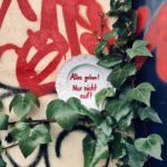Alles geben nur nicht auf Porzellan Spruch Schellenaffe Psyche
